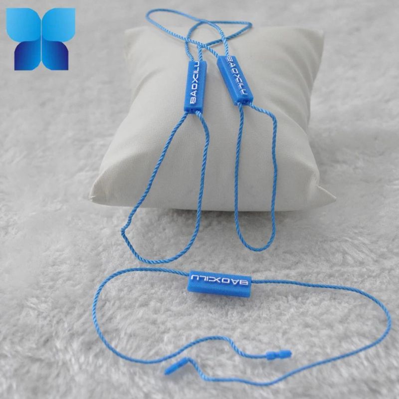 2019 High Quality PVC Seal Tag Custom Hang Plastic Seal Tag for Clothing Hang Tag String