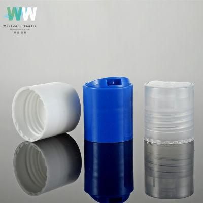 20mm 24mm 28mm PP Threaded Disc Top Cap Press Cover