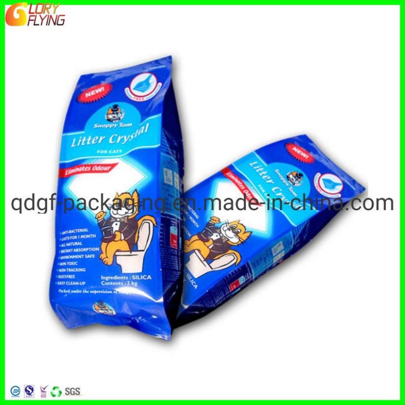 Punching Packaging Bags Hand Bag for Cat Litter Packaging