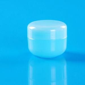 Wholesale 30g Empty Blue Cosmetic Eco Plastic Cream Jar with Lid