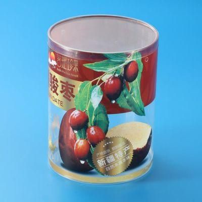 Custom Printed Plastic Cylinder Box, Plastic Cylinder Food Containers