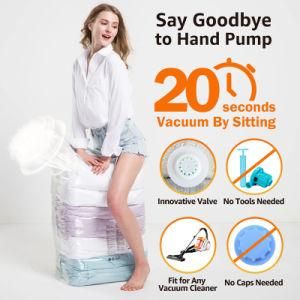 Space Saver Vacuum Sealed Air Pressure Vacuum Storage Bag for Saving Space