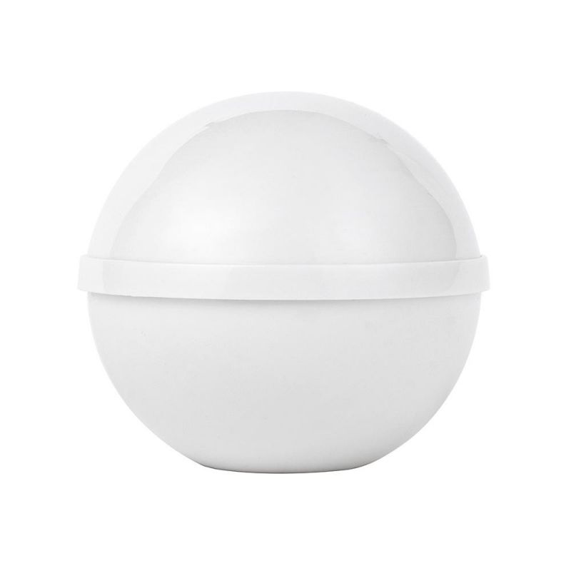 200ml White Ball Shaped Plastic Cosmetic Containers