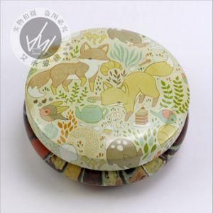 Brown Flower Case Candy Packing Tin Box