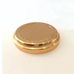 Wholesale Shining Golden Aluminum Cosmetic Bottle Caps