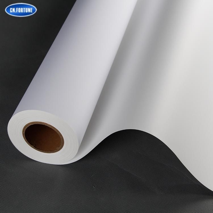 Dye Inkjet PP Paper Matte Roll Without Self-Adhesive for Roll up Stand