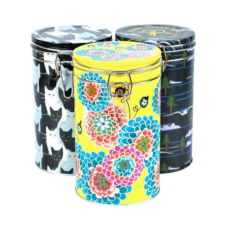 Best Price Food Tin Metal Box Clip Lid Tea Tin Can