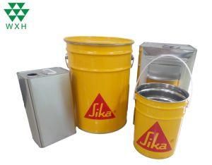 Custom Color Paint Can 5-25L Metal Tin Bucket with Lock Ring Lid