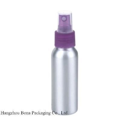 High Quality 50ml Silver Aluminum Shampoo Bottle, Aluminum Pump Bottle for Cosmetic Packaging