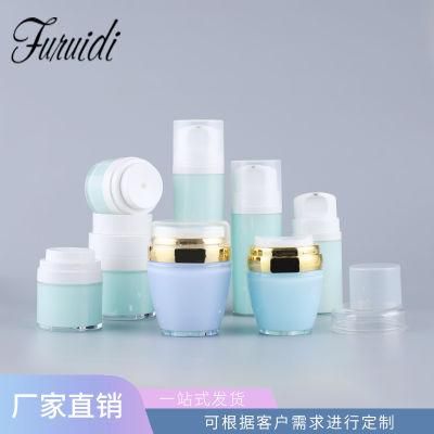 50ml 80ml 120ml Airless Packaging Container Bottle Interchangable Eco-Friendly Airless Glass Perfume Bottle Replaceable Bottle