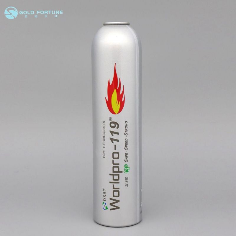 Custom Printed High Pressure Aerosol Fire Extinguisher Aluminum Can