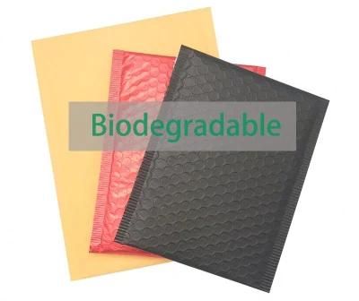 Wholesales Plastic Padded Envelopes Bubble Mail Bag Golden Letter Printing Mailing Bags Custom Logo