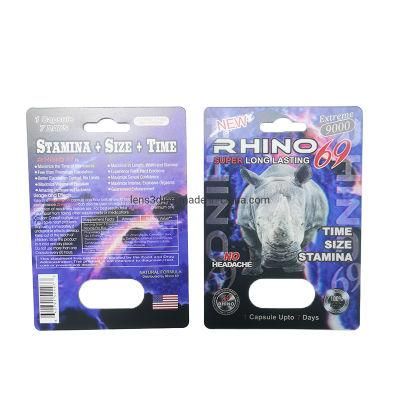 Paper Package Blister Pill Card 3D Plastic Packaging Box