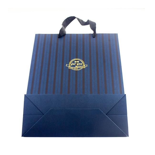 Custom Packing Paper Bag with Logo Print Shopping