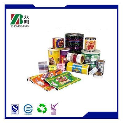 Food Grade Plastic Packaging Roll Stock Film for Crisps