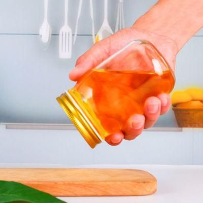 300ml 10oz Glass Mason Jar 1, 2 Pieces Lids Glass Jam Honey Food Mason Jar
