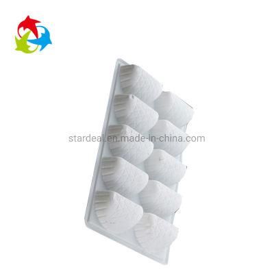 Compartments White Dumpling Blister Tray with Dividers