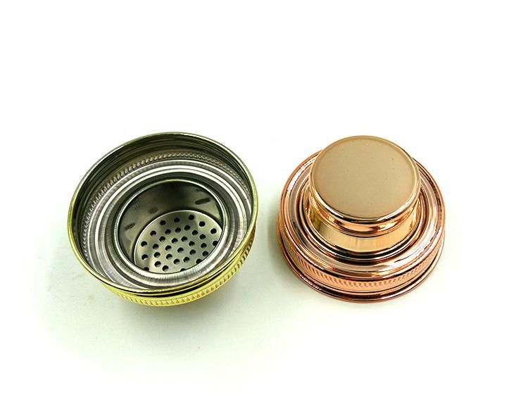 Mason Jar Stainless Steel Cocktail Shaker for Regular Mouth Canning Jars