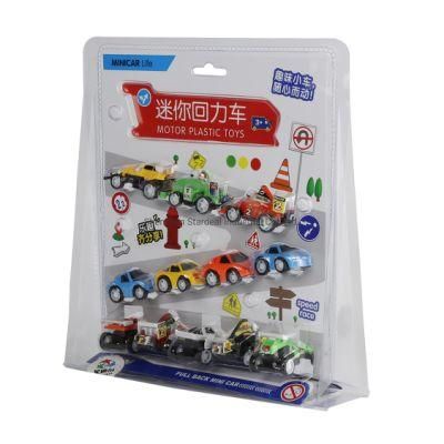 Custom Clear Plastic Hard Pet Blister Toy Tri-Fold Clamshell Pack
