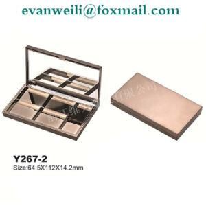 Weili Y267-2 Plastic Cosmetic Packaging Container Eyeshadow Palette Powder Compact