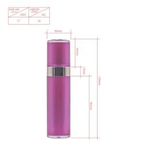 50ml Embossed Airless Bottle as Cosmetic Packaging Luxury Plastic Products
