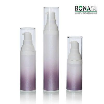 Empty 15ml 30ml 50ml Clear Frosted Pet Airless Bottle