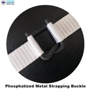 DNV GL, ISO9001 Certificate Phosphatized Metal Wire Buckle For Strapping