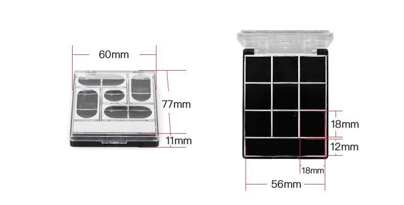 Popular New Single High Pigment Eyeshadow Palette Best for Dark Black Skin Tone