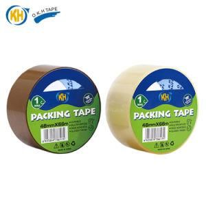 Transparent and Brown Packing Tape with Round Card Packed