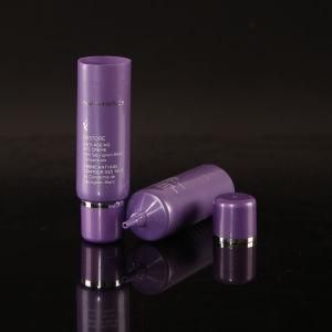 Purple Color Plastic Cosmetic Packaging Nozzle Tubes for 20ml Eye Cream