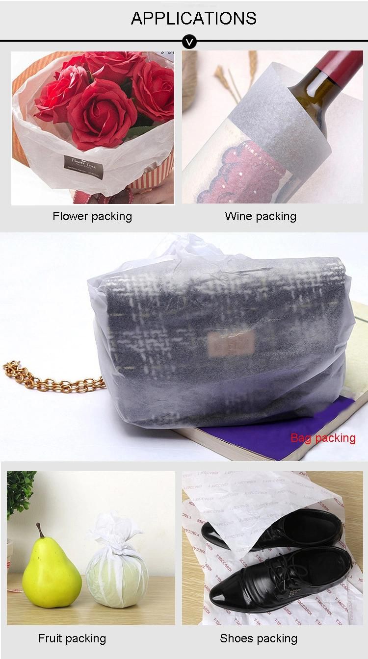 14G Gift Wrap Tissue Paper Packaging Colorful Arts Crafts Sydney Paper Gift Flower Wrapping 17g Tissue Paper