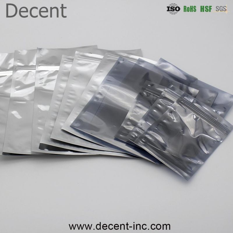 Decent High Quality Aluminum Foil Plastic Zipper Packing Bag for LED Light Strip/PCB Board Packing/IC Vacuum Packaging Bag