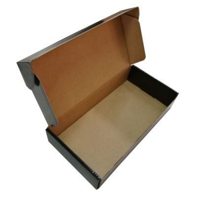 Black Cardboard Gift Packing Box with Letters Printing Outside
