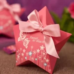 Red Star Paper Box/Candy Box/Packing Box for Wedding