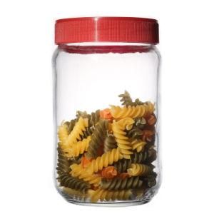Hot Sale Flint Storage Containers Kitchenware Customize Round Food Glass Jar