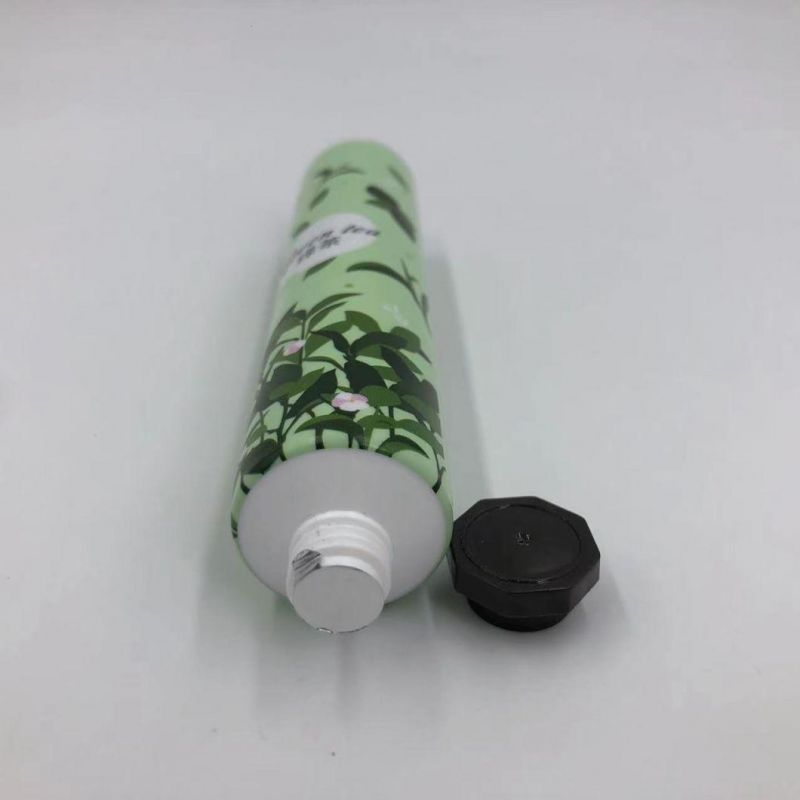 Customized Logo 100g Empty Black Plastic Cosmetic Tubes Face Cream Bb Cream Tube for Skin Care