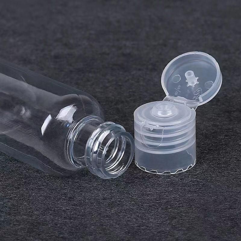 High Quality Transparent Flip Top Bottle Cap for 60ml 100ml Squeeze Pet Plastic Bottle