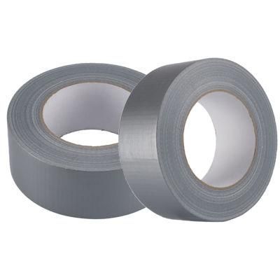 Custom Rubber Adhesive Binding Masking Duct Cloth Silver Black Gaffer Tape