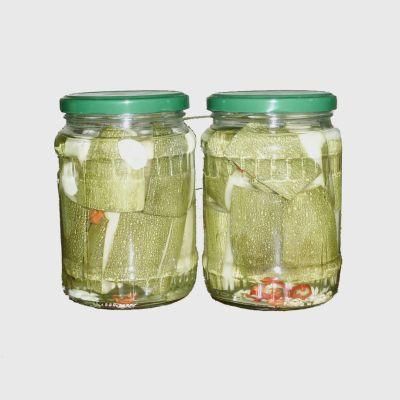 720ml Food Glass Jar for Pickled Cucumber Beverage Bottle Sauce Jar Food Bottle