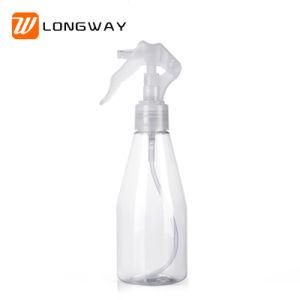 Spray Bottle Clear 200ml Pet Plastic Bottle Safe Non-Toxic Odorless Trigger Sprayer for Garden Longway