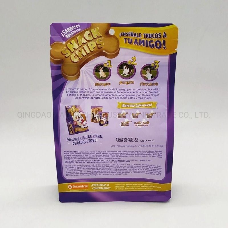 Plastic Packaging Bag with Zipper Packaging Bags for Dog Food