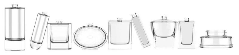 100ml Cylinder Transparent Perfume Bottle with Zamac Cap