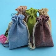 Handmade Packaging Burlap Gift Bags, Nature Color Jute Used Gunny Bags
