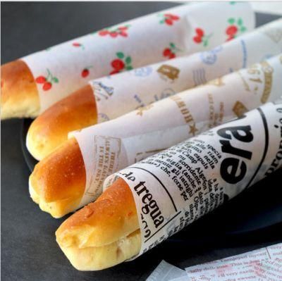 Wrap Custom Printed Wax White Food Safety Paper