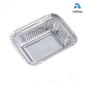 Re130 Square Food Grade Aluminum Foil Container for Bakery