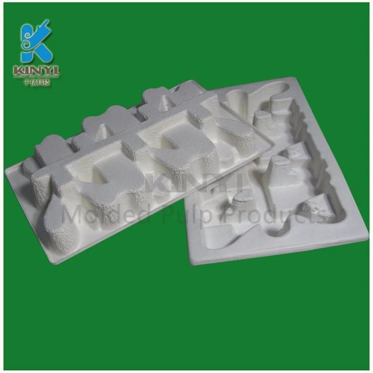 Customized Pulp Paper Mould Packaging Product Insert Tray for Device