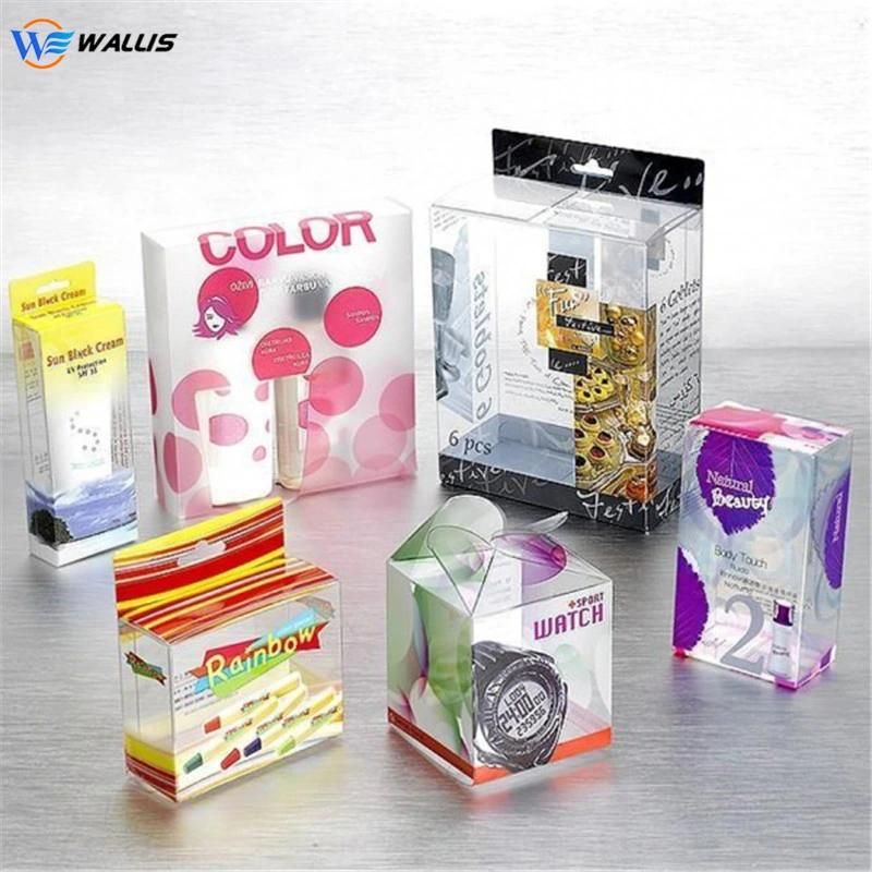 Clear Transparent Pet PVC PP PS Gift Packaging Folding Plastic Packaging