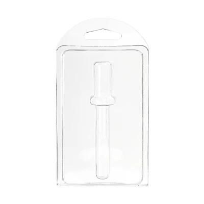 Luer Lock Glass Syringe Plastic Clamshell Blister Package with Custom Logo