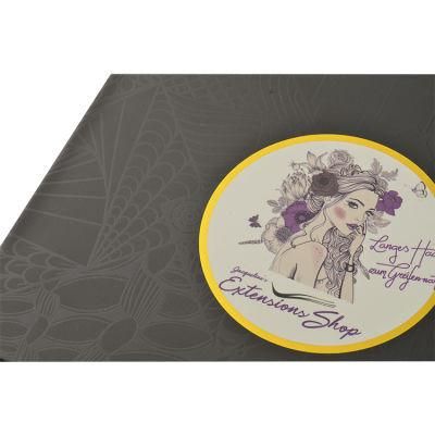 Customised Box Packaging Logo Hot Stamping UV Printing Cardboard Silk Magnet Gift Box with Ribbon