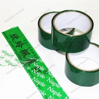 Packaging Sticker High Residue Tamper Evident Proof Customized Security Tape Void Security Tape